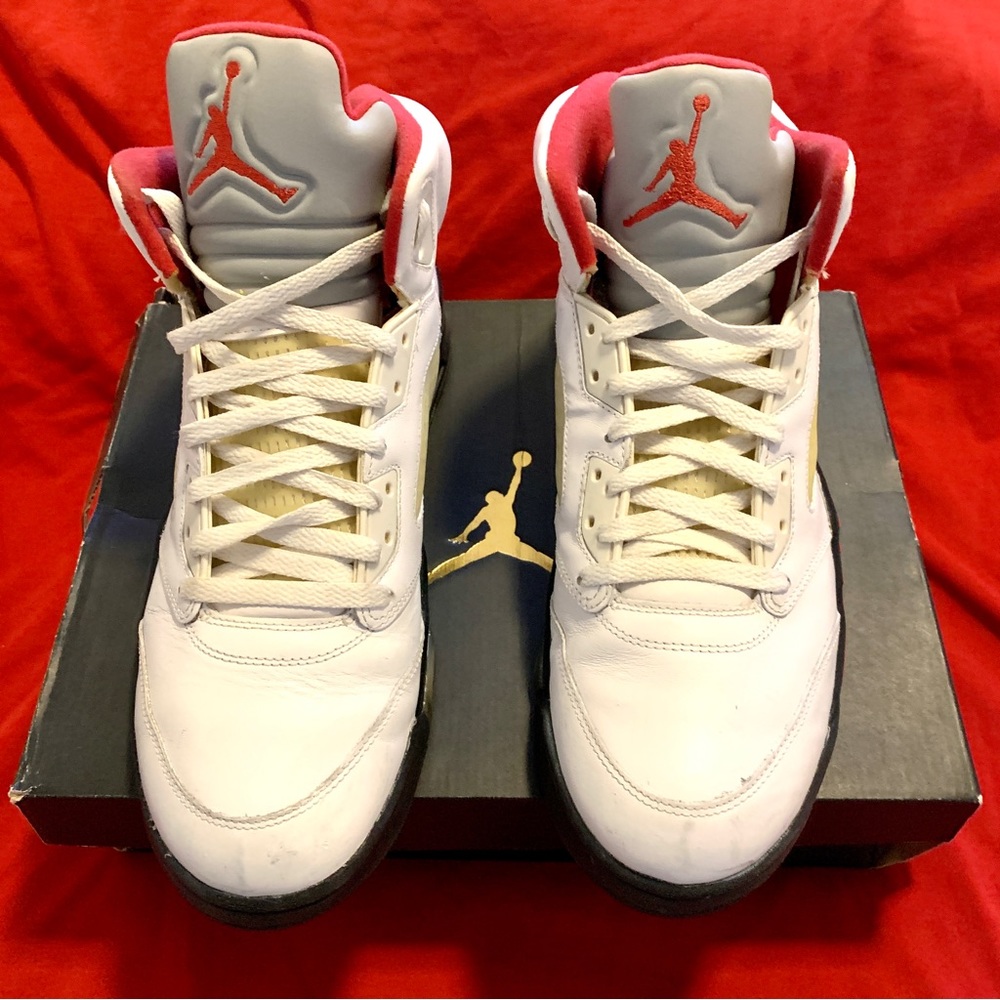 Men’s Jordan Retro 5 ‘Fire Red’ (12) - Picture 2 of 5